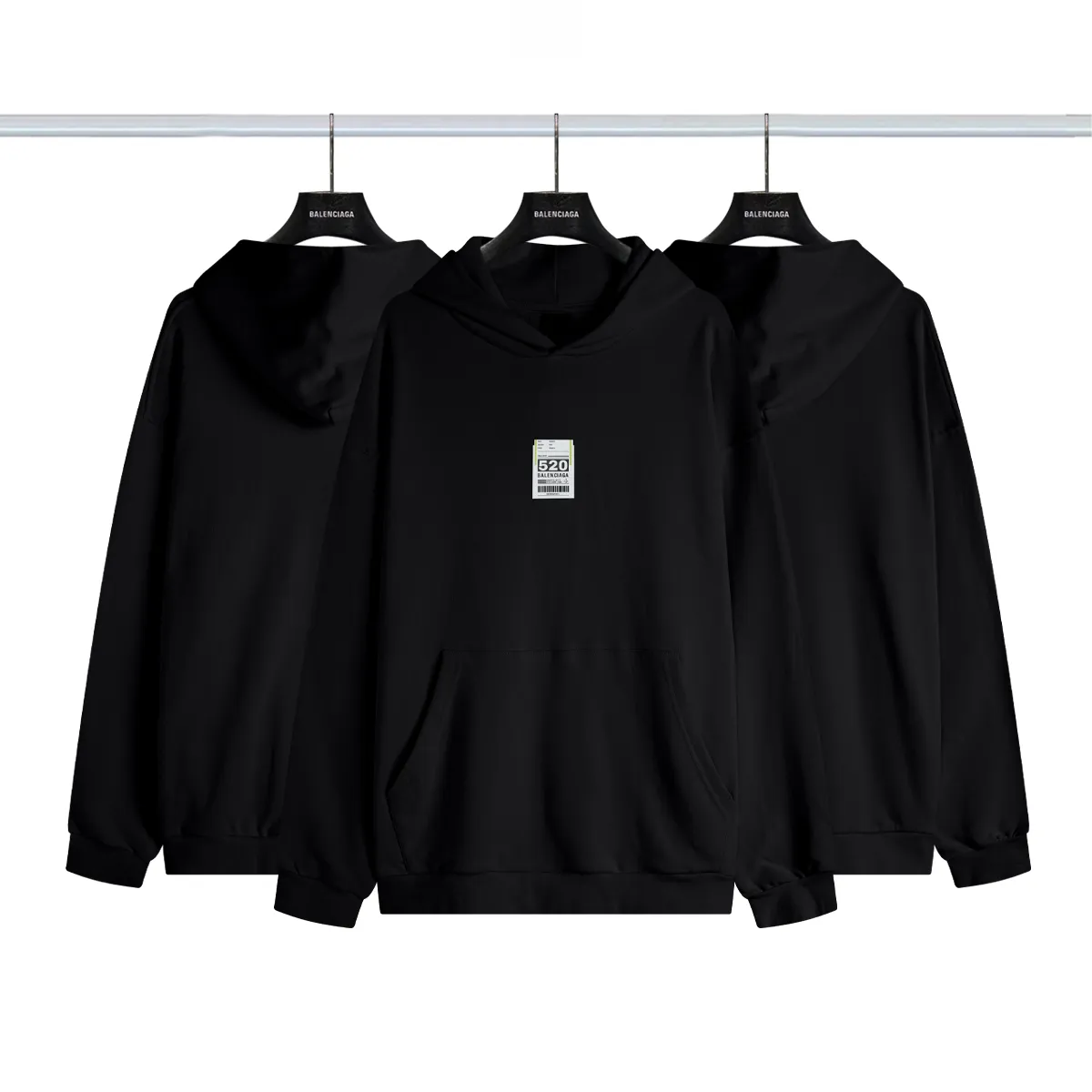 Balenciaga 520 💰P155 ：Black Size：xs-l
